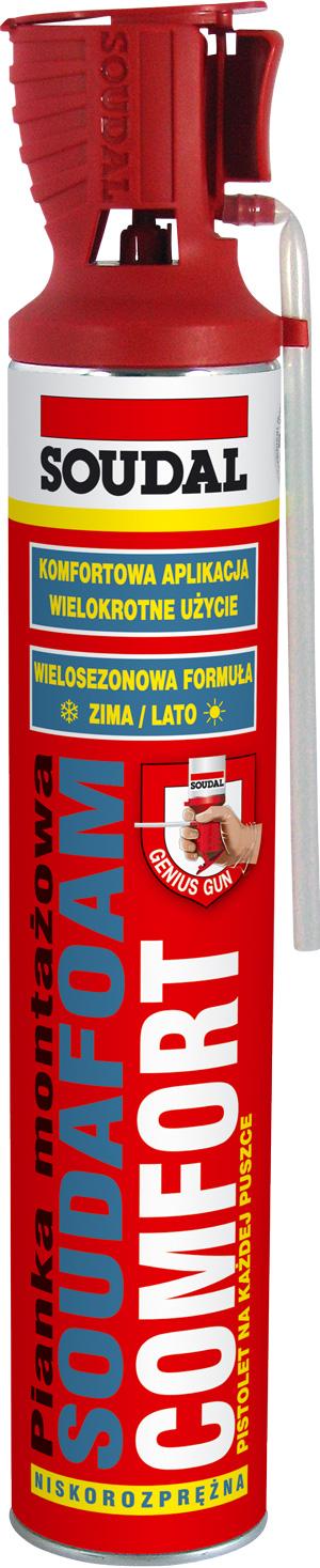 Pianka Soudafoam Comfort Genius Gun Soudal