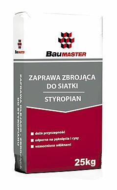 Zaprawa zbrojąca do siatki - styropian BauMASTER