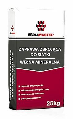 Zaprawa zbrojąca do siatki - wełna mineralna BauMASTER